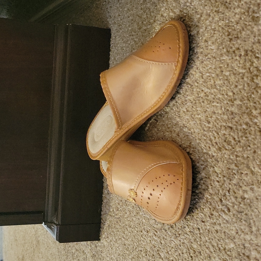 Handmade Traditional Polish Sheepskin Leather Slippers